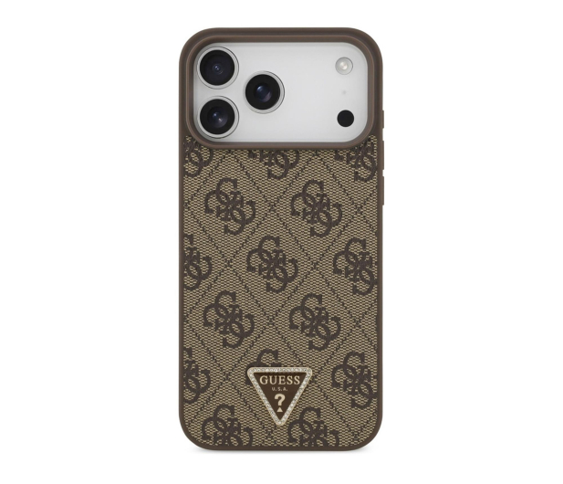 Guess Leather 4G Triangle Strass MagSafe do iPhone 17 Pro Max - 1365561 - zdjęcie 2